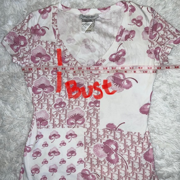 ๐RARE๐ Authentic Vintage Christian Dior Trotter Monogram Logo Top - Picture 5 of 7